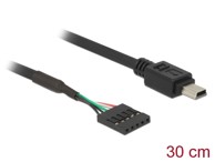 DELOCK USB 2.0 kabel Pin Header > Mini-USB, 30 cm
